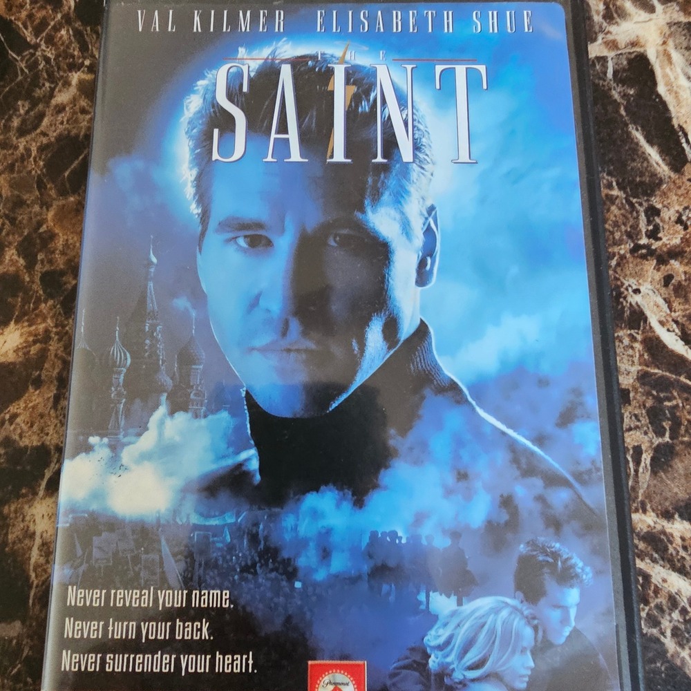 The Saint DVD 1997 Val Kilmer Elisabeth Shue Paramount Widescreen Spy Thriller